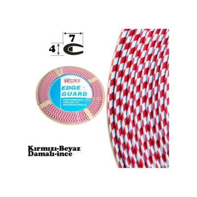 U Tip Geçmeli Krom Nikelaj Şerit Damalı 3 Metre