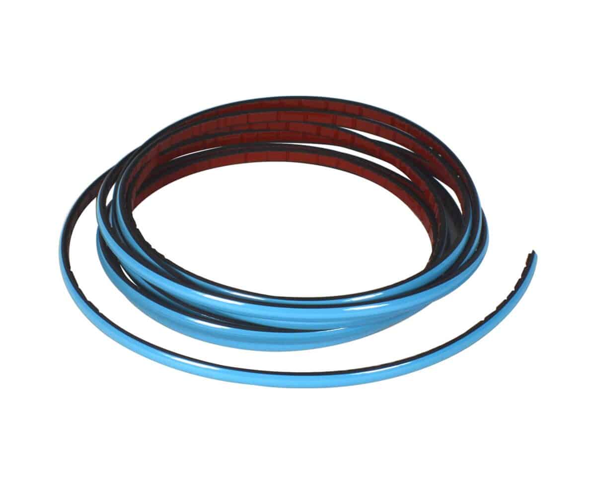 IMG-224727455305902652.jpg Trend Garaj Turkuaz Mavi Nikelaj Şerit 6mm - 3 metre - Görsel 1