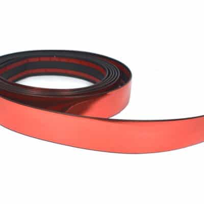 Parlak Kırmızı Yapışkanlı Nikelaj 25mm - 3 metre