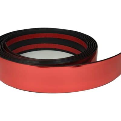 Parlak Kırmızı Yapışkanlı Nikelaj 40mm - 3 Metre
