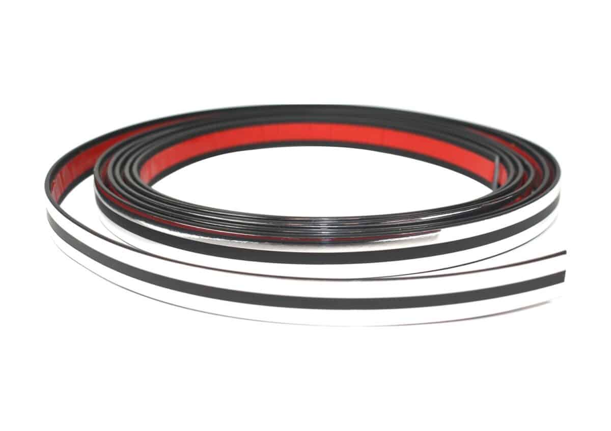 Çift Şerit Krom 15 mm 3 metre Nikelaj Şerit - Görsel 1