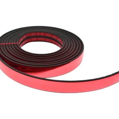 Parlak Kırmızı 20 Mm Nikelaj Şerit 3 Metre