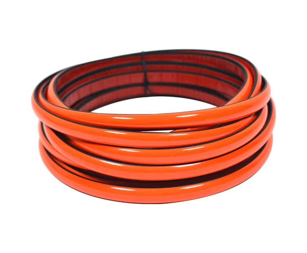 Oranj Fosforlu Yapışkanlı Nikelaj Tampon Panjur Şeridi 9 MM 3 Met - Görsel 1