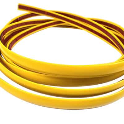 Sarı 9mm  Dekoratif Yapışkanlı Şerit 3 Metre - Görsel 2