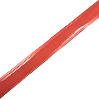 Dekoratif Şerit 30mm  Kırmızı-Ortası Parlak Kırmızı 3 metre
